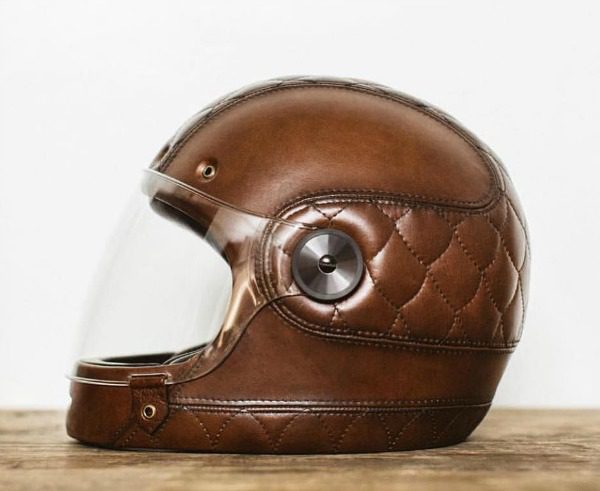 Bell Bullitt Leather covered helmet