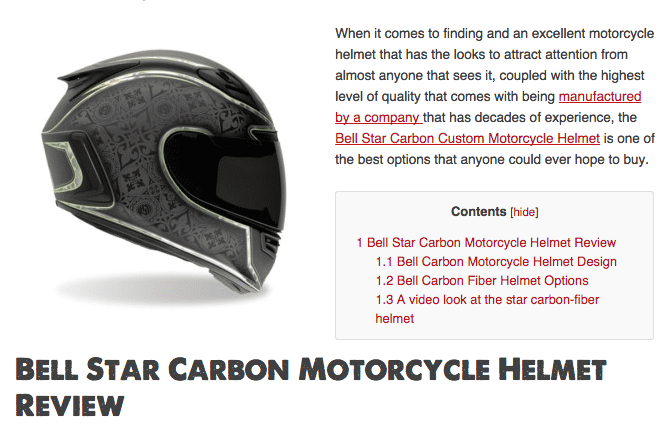 Bell Star Carbon Motorcycle Helmet Review