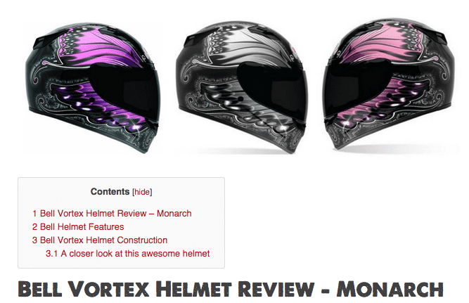 Bell Vortex Motorcycle Helmet Review