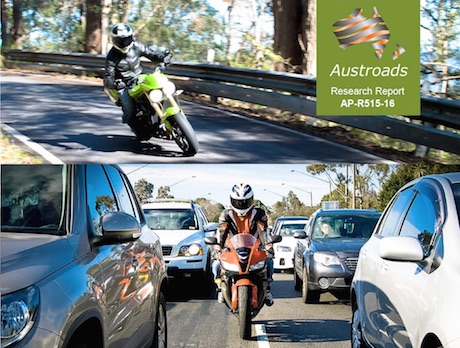 Austroads Better roads report lane filtering Are roads becoming safer for riders?