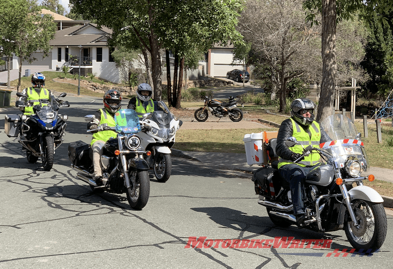 Blood Bikes Australia volunteers pandemic coronavirus covid-19