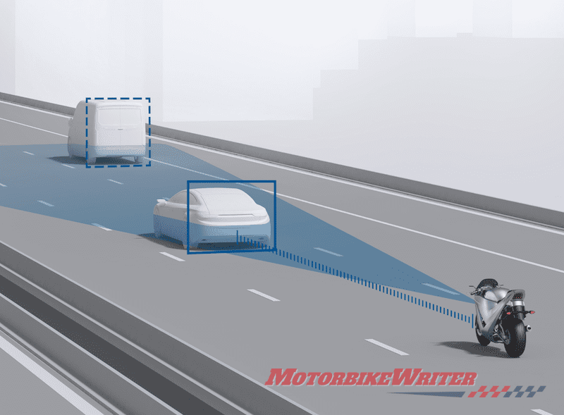 Bosch rider aids blind spot warning sensors automated radar jet