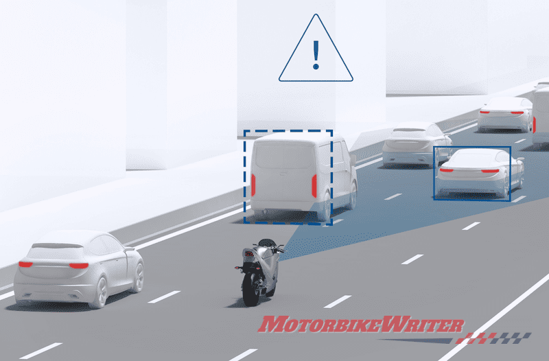 Bosch rider aids blind spot warning sensors automated radar jet