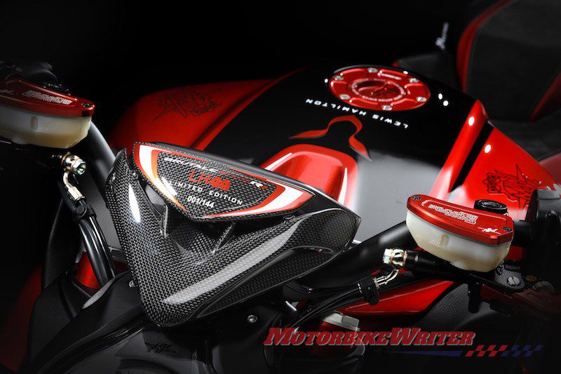 MV Agusta Brutale 800 RR LH44 third Lewis Hamilton limited-edition model