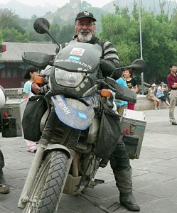 Bryan Wyness on his BMW F 650 GS