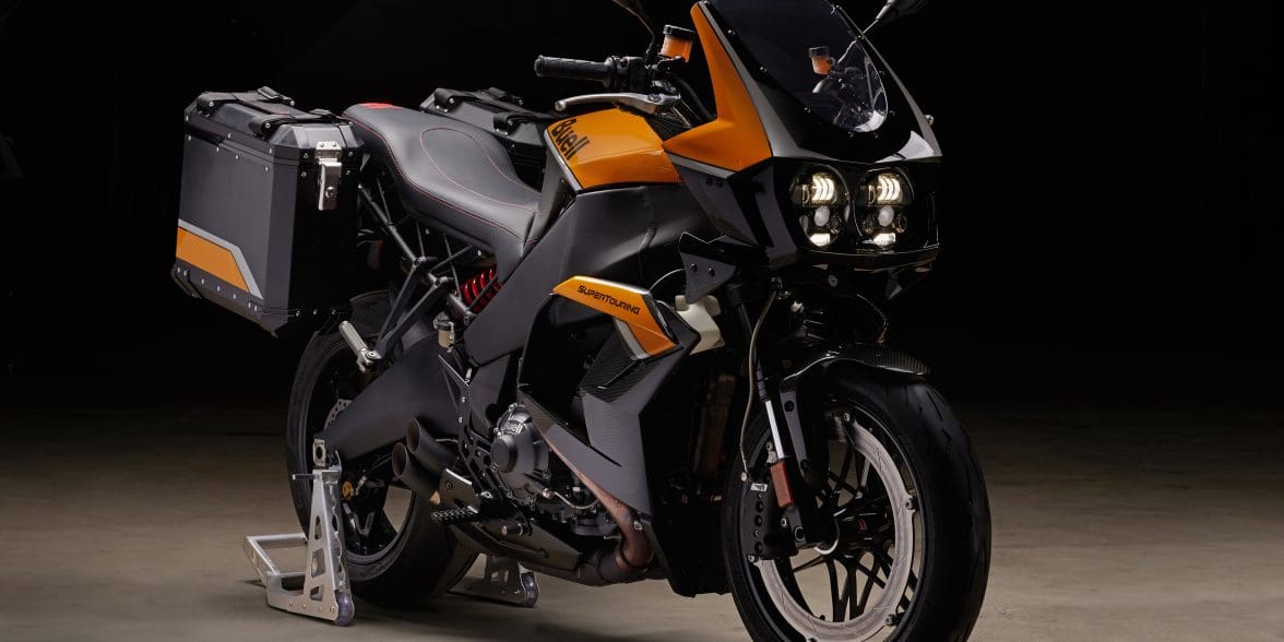 Buell's refreshed Supertouring. Media sourced from Buell's press release.