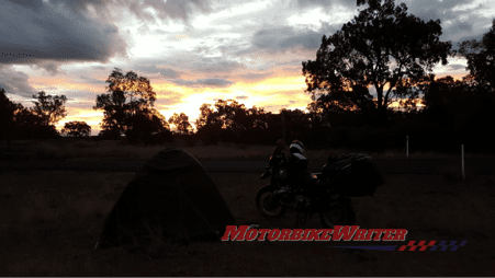 Camping tent coffee, Jason Barton