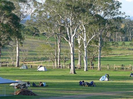 Postie bikes: Bike show camping