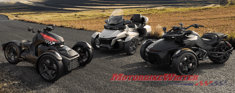 20202 Can-Am Spyder and Ryker models prototypes