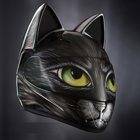 Neko-helmet with cat ears