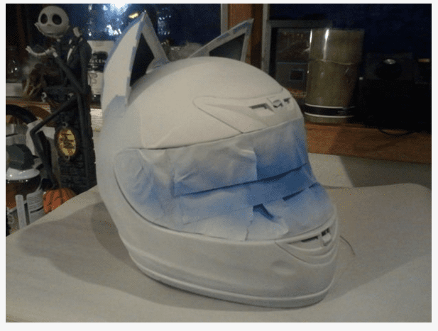 Celty Cosplay Cat Helmet Modification 3