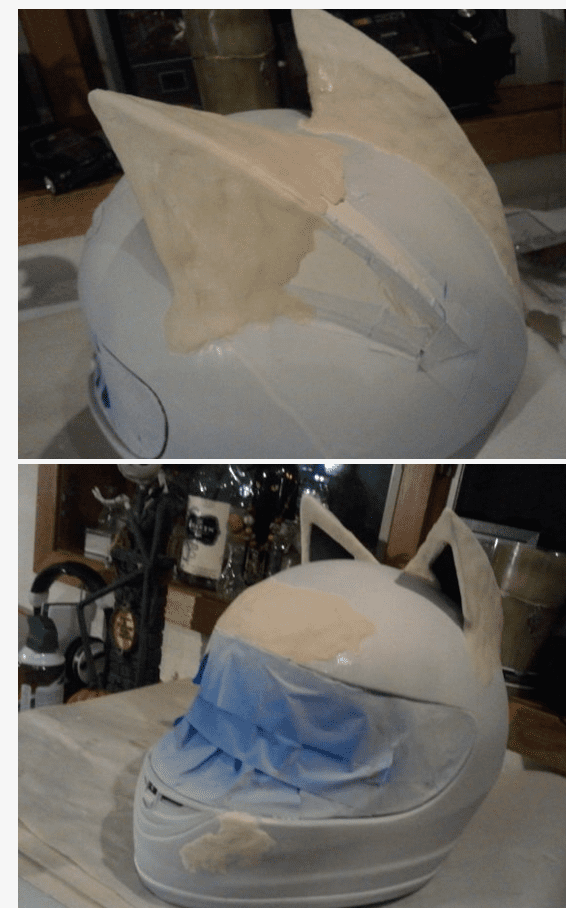 Celty Cosplay Cat Helmet Modification 4
