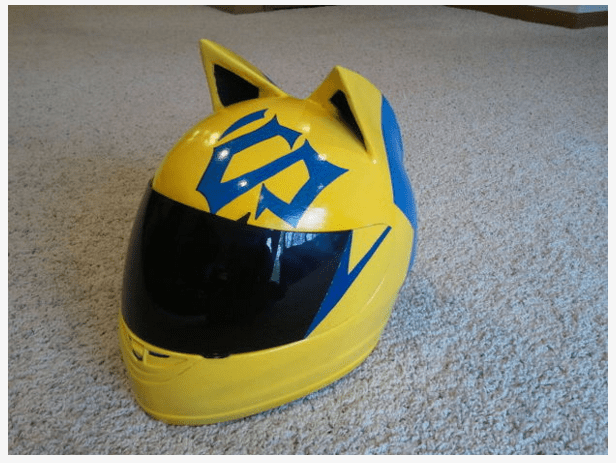 Celty Cosplay Cat Helmet Modification 9