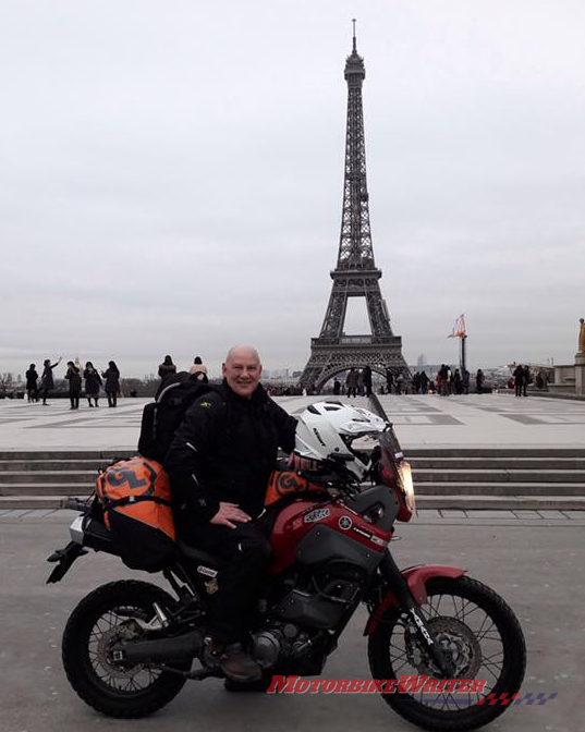 Kenn Bannister's adventure charity ride for African health sahara