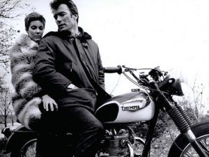 Clint on Triumph Bonneville