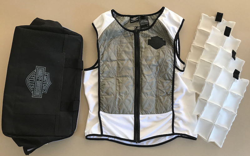 Harley-Davidson cooling vest keeps you cool