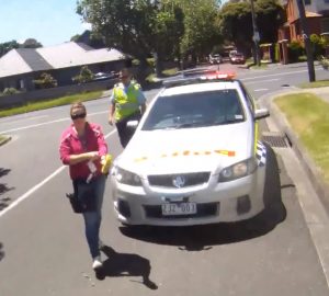 Victorian Police who fined Matt gopro