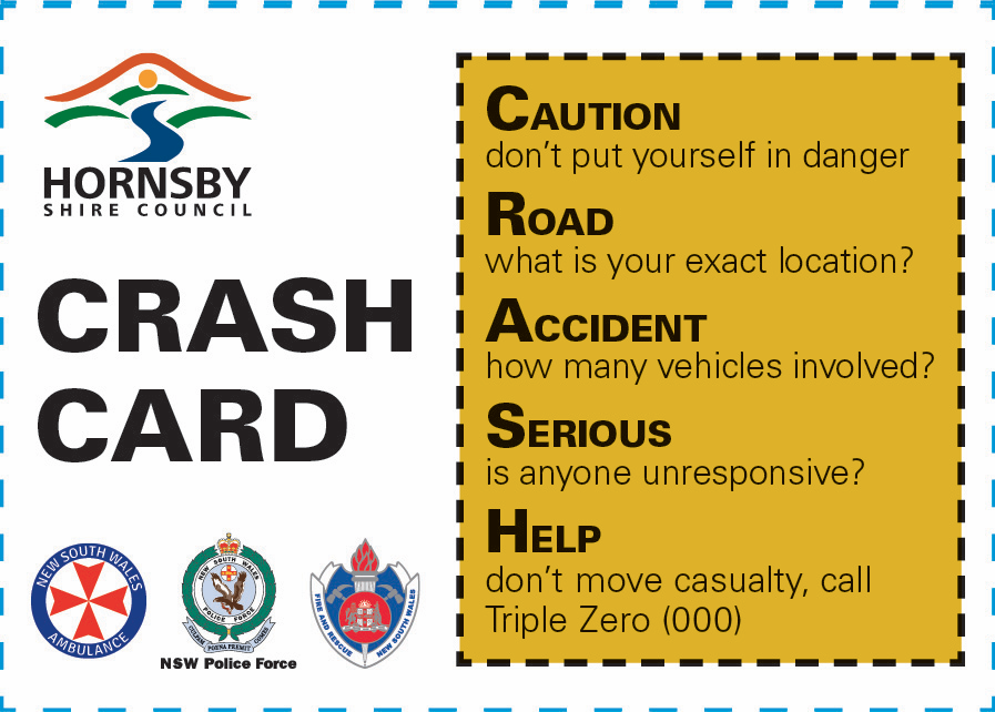 Crash card helmet removal