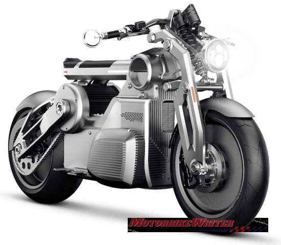 Curtiss Zeus Prototype electric motorcycle doomed