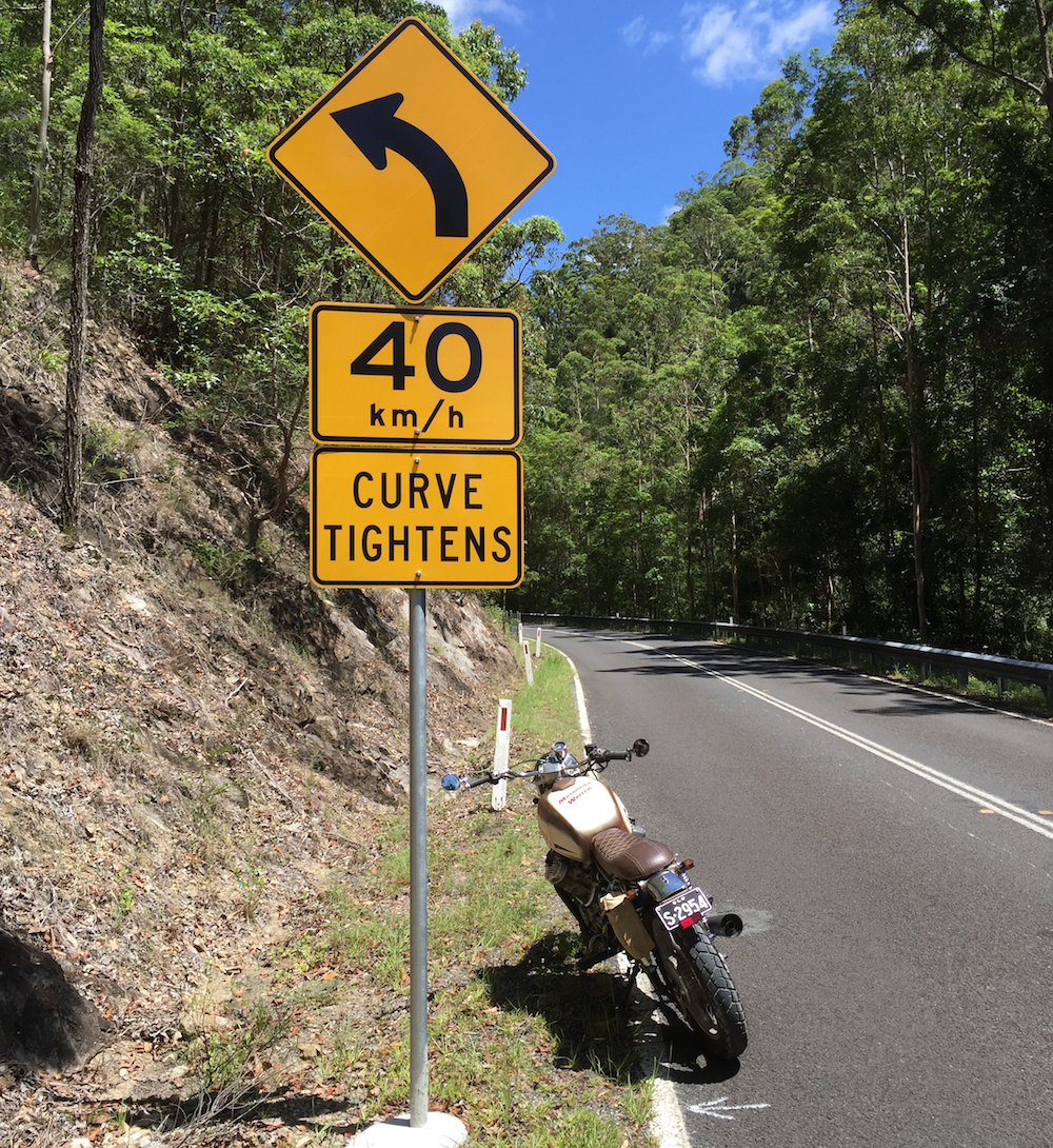 Curve signs - Oxley Highway may set safety standard Austroads read Traffic Sign Recognition (TSR) Signs warnings