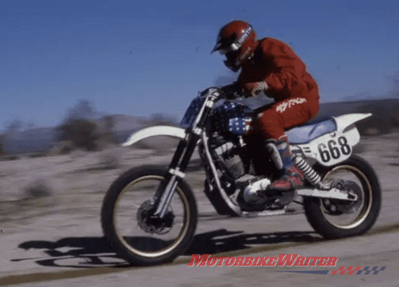 Custom Harley-Davidson Sportster in 1986 Baja 1000 - Sportster scrambler