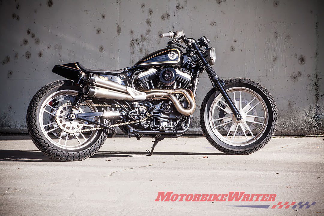 Custom Roland Sands Harley-Davidson sportster scrambler