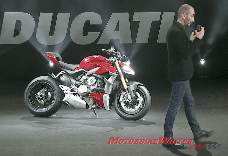 Claudio Domenicali and the Ducati Streetfighter V4