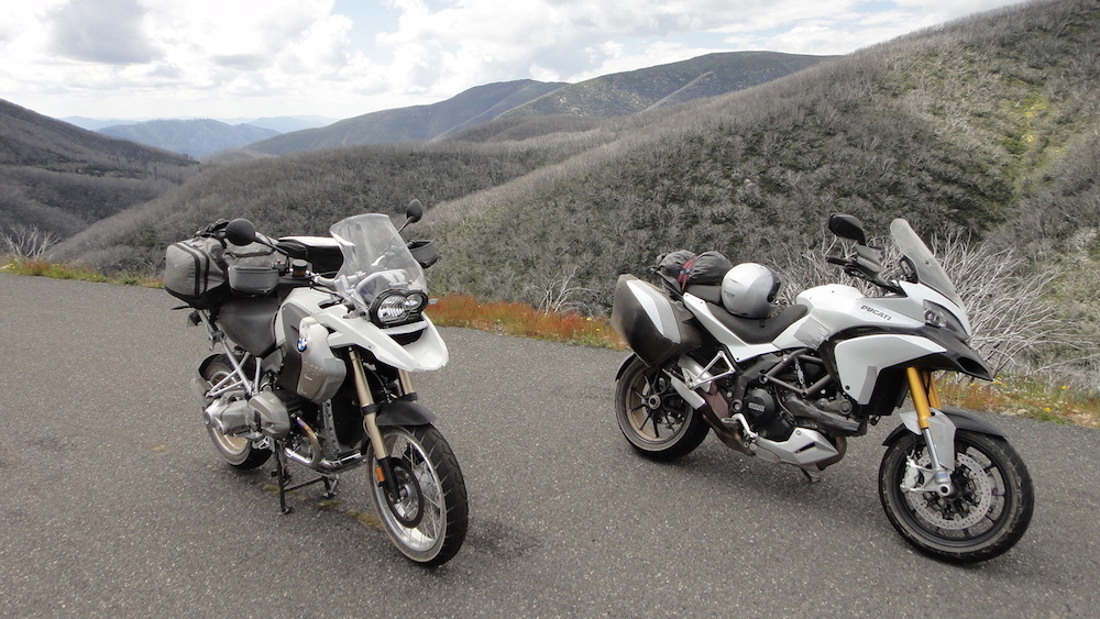 Maschine Alpine Explorer tour BMW R 1200 GS Adventure Ducati Multistrada Falls Creek