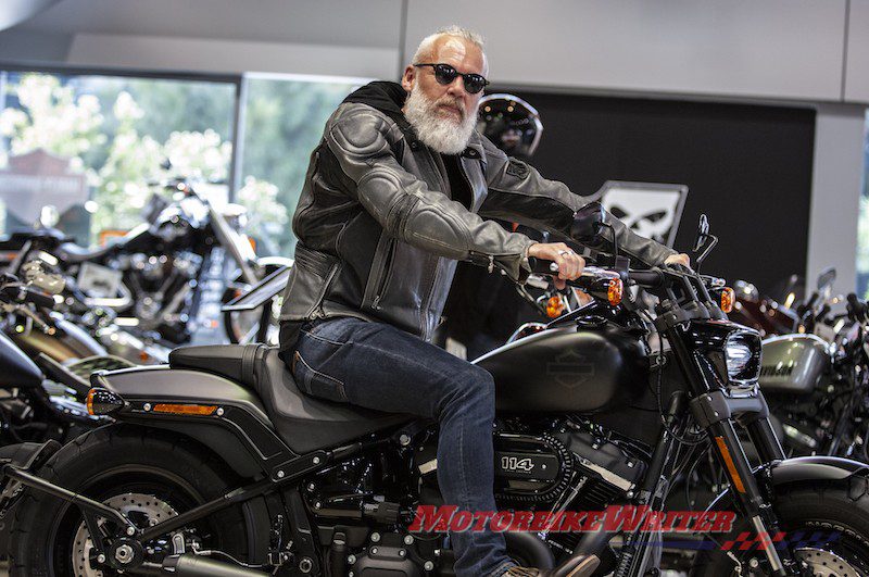 Mark Wotherspoon raised most funds - chose a 2018 Harley-Davidson Fat Bob valued at $27,495 AUD.