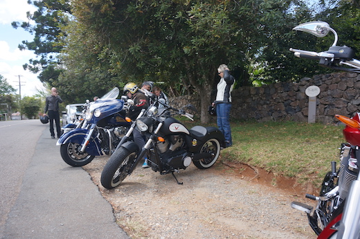 How to park your motorcycle