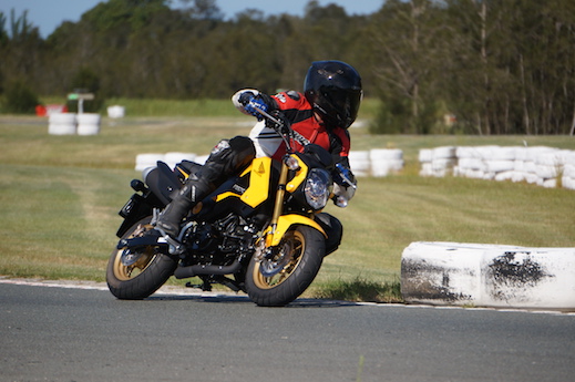 Jake Dolan on the Honda Grom light motorcycles