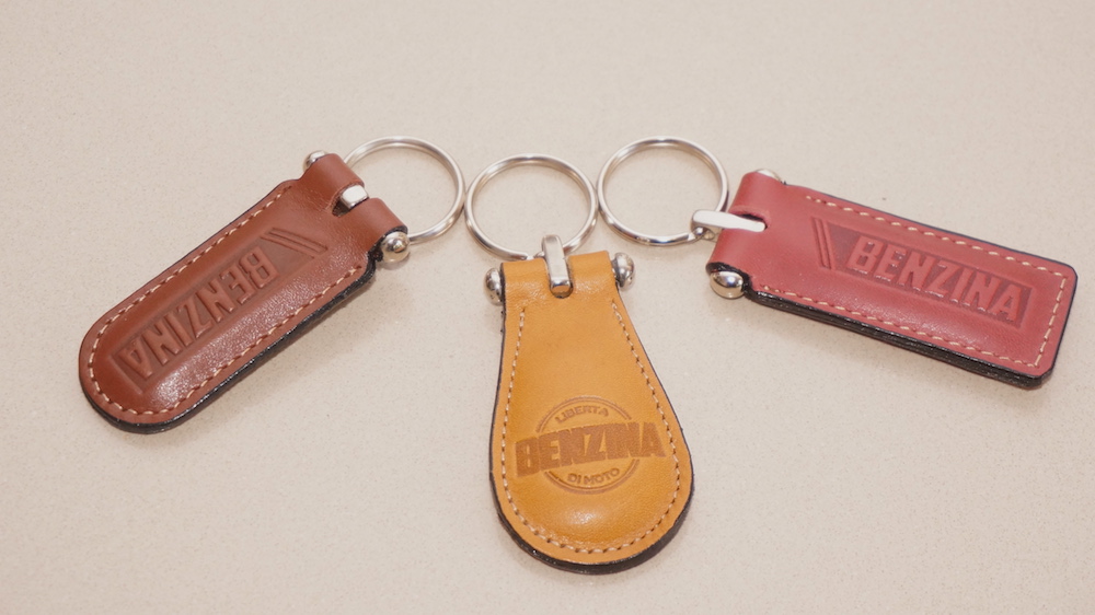 Benzina motorcycle keyrings