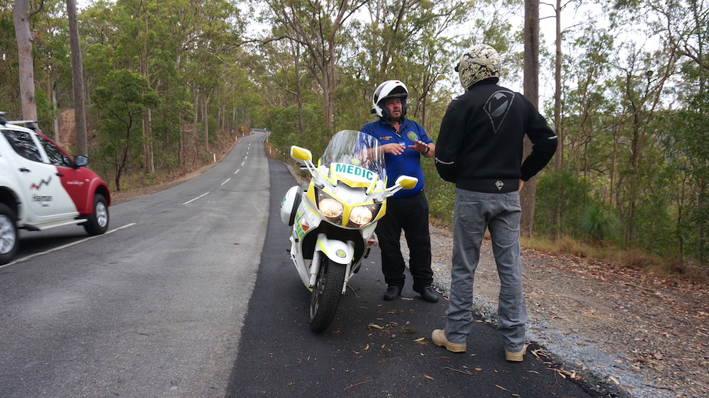 MotoMedics first aid paramedic first responder jade McGuinness patrol