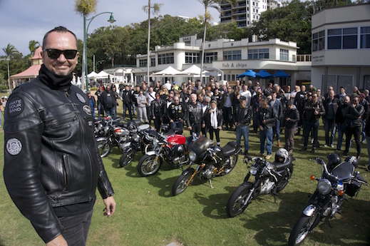 Mods V Rockers ride organiser Matt Jones celebrate