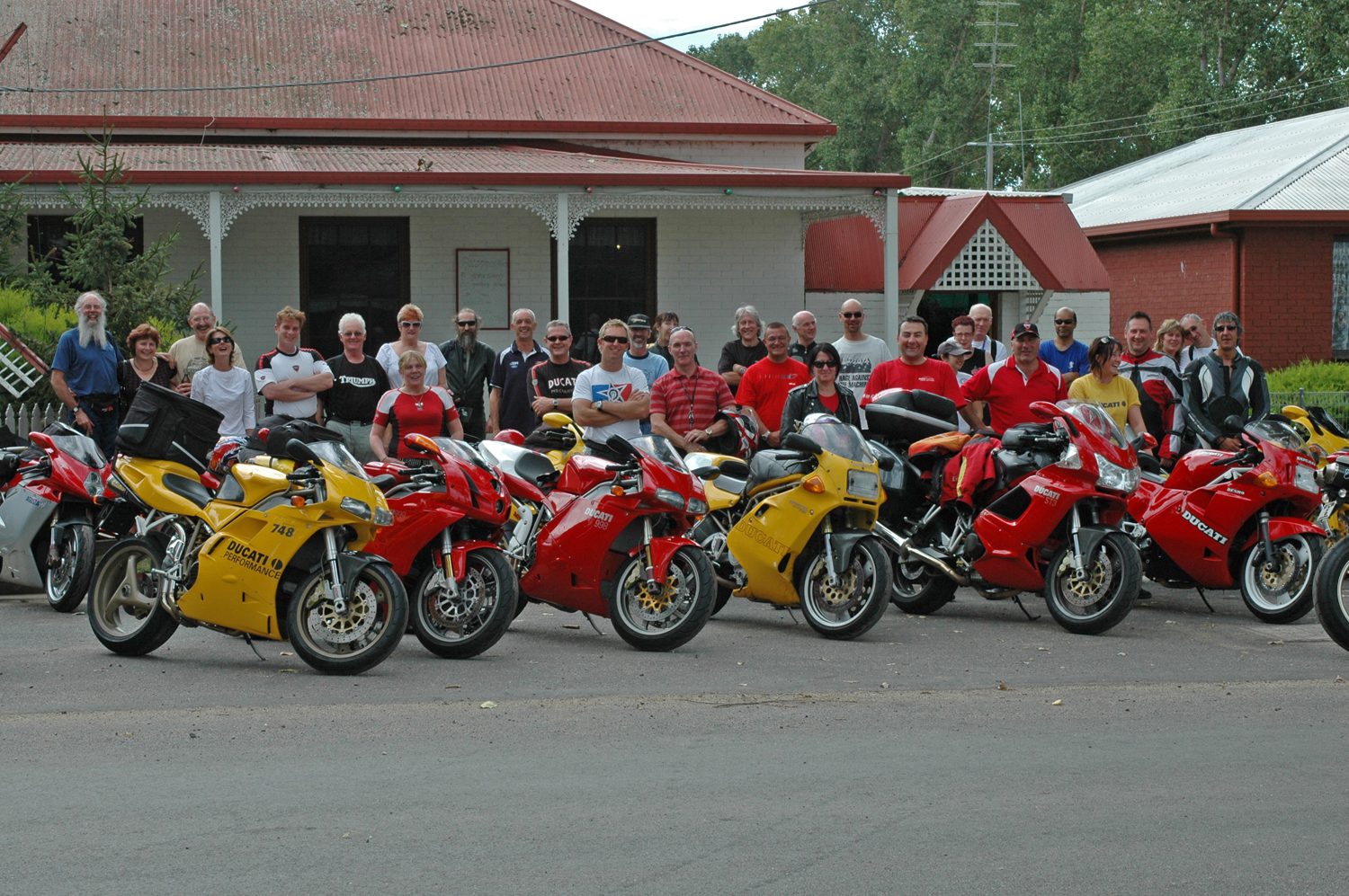 Ducati Owners Club of Victoria celebrate their 40th anniversary motorcycles