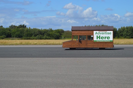 World's first motorised shed - speed records
