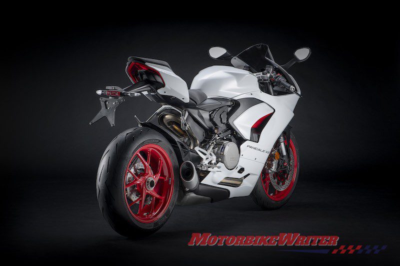 Ducati Panigale V2 in white