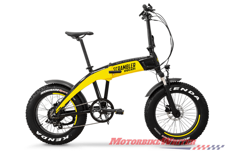 Ducati SCR-E folding e-bike