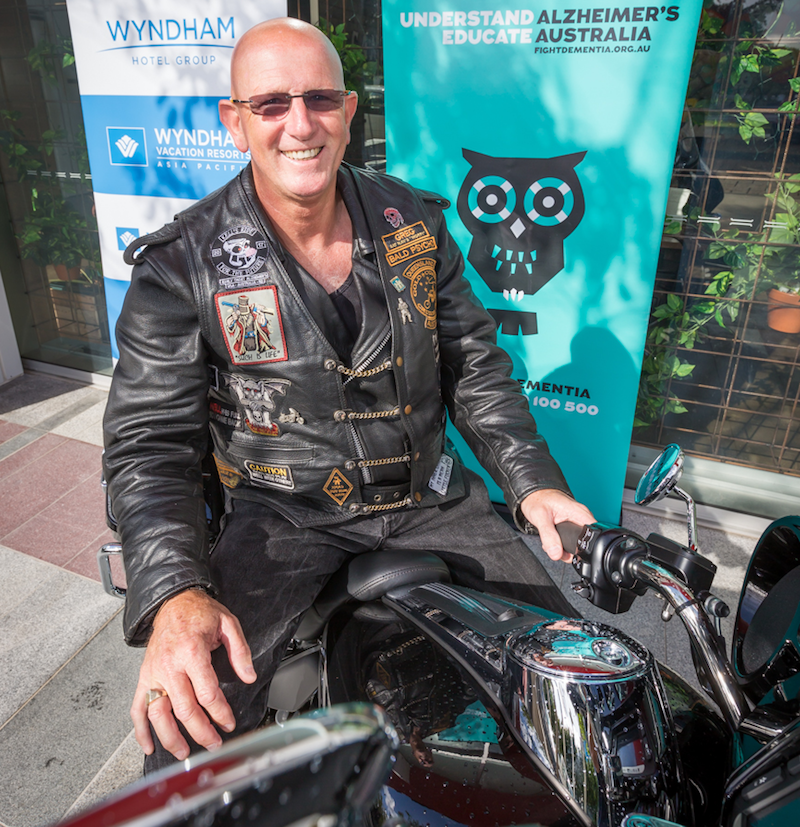 Dementia Greg and janet kely Kell's Ride Harley-Davidson Ultra Ltd ride to conquer dementia