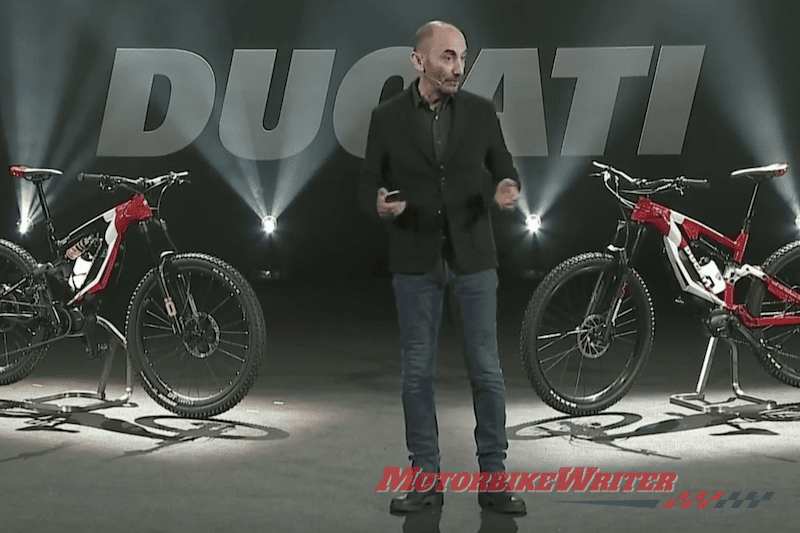 Claudio Domenicali and Ducati e-bikes
