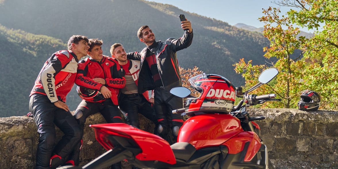 A view of Ducati's 2023 Apparel Collections. Media sourced from Ducati.