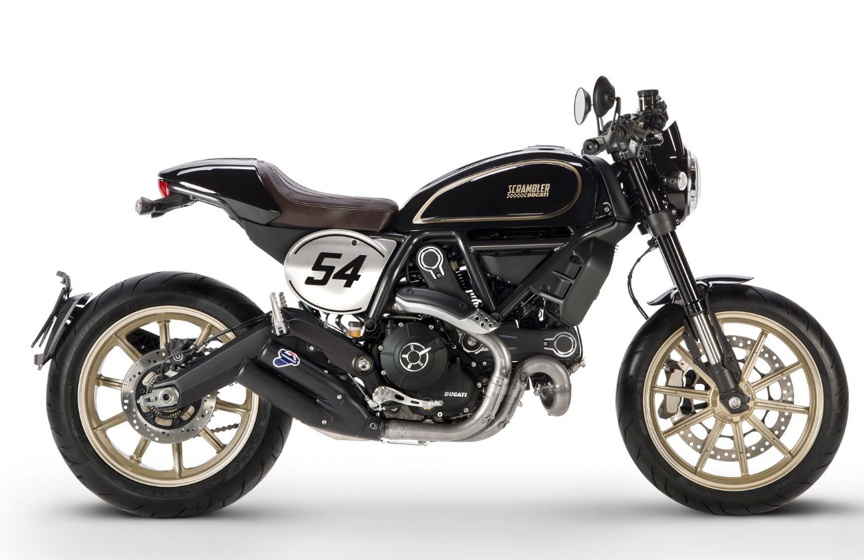 Ducati Scrambler Cafe Racer joins family - hashtag