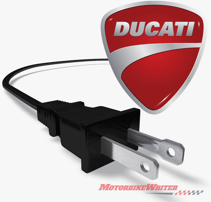 Ducati electric mountain bike plug