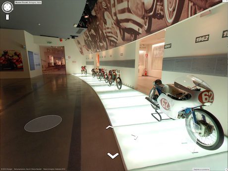 Ducati museum on Google Maps