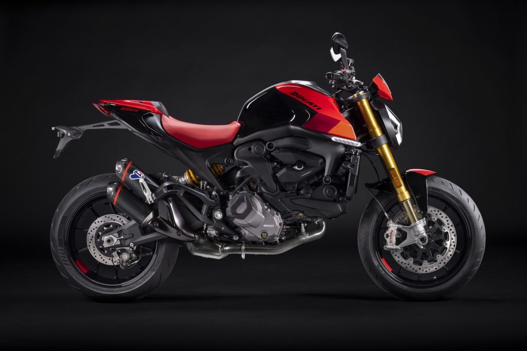 Ducati's all-new Monster SP, debuted for Episode 2 of the Ducati World Premiere. Media sourced from Ducati's relevant press release.