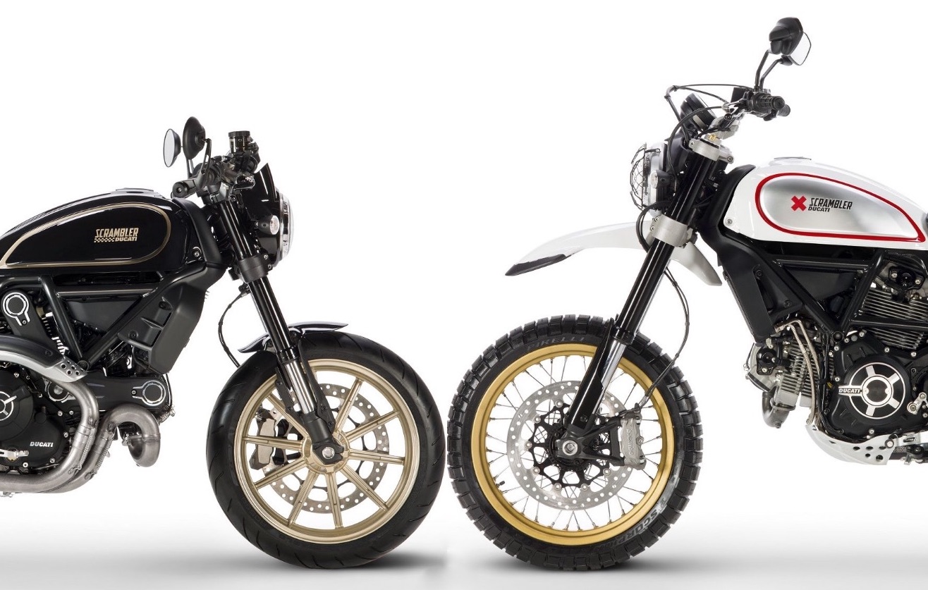 Ducati Scrambler Cafe Racer and Desert Sled join family hopes