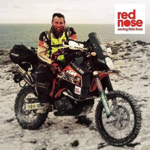 Rider Stuart Ball attempts west to east record