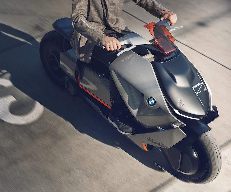 BMW Concept Link electric scooter full dresser