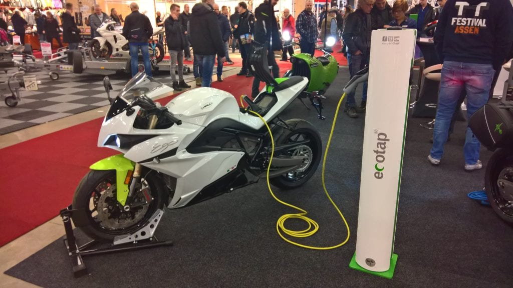 the Energica Ego, a bike belonging to the Energica Motor Company