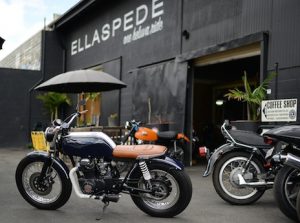 Ellaspede custom motorcycle shop aftermarket accessories